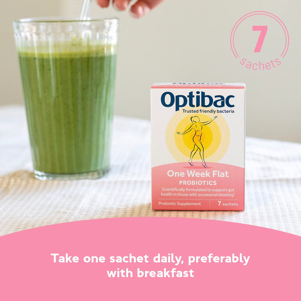 Label showing 5 Billion CFU on Optibac One Week Flat