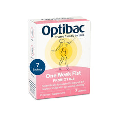 Optibac One Week Flat vegan probiotic packaging