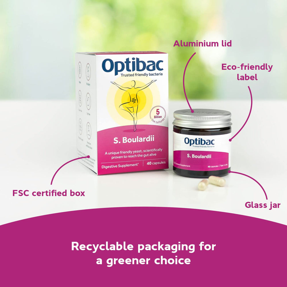 Daily use illustration of probiotic capsules