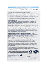 Close-up of Optibac Probiotics Daily Wellbeing label