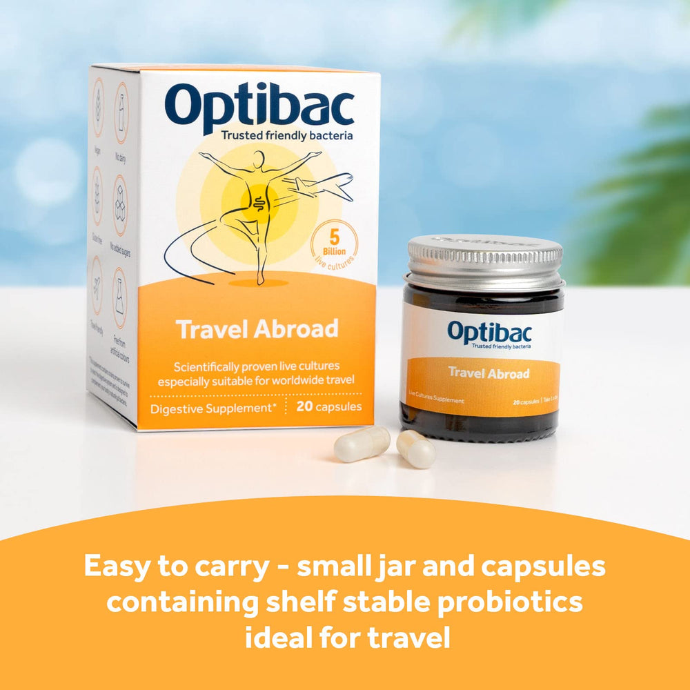 Back view of the Travelling Abroad packaging showing product information