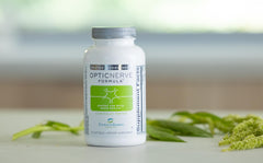 Optic Nerve Formula bottle label with ingredients