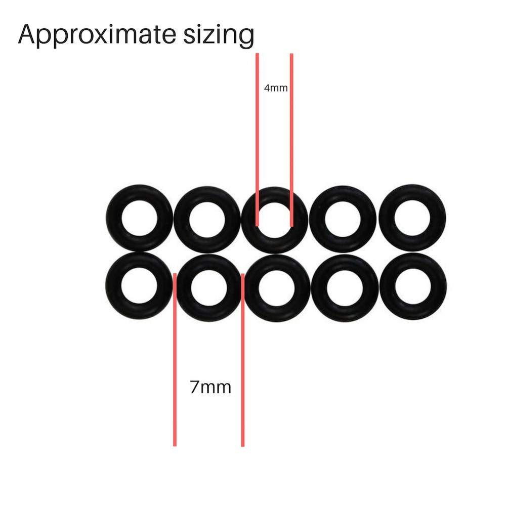 Rubber hinge tightener ring with 7mm outside diameter