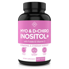 Optify Myo-Inositol and D-Chiro Inositol for Women bottle showing 40:1 ratio