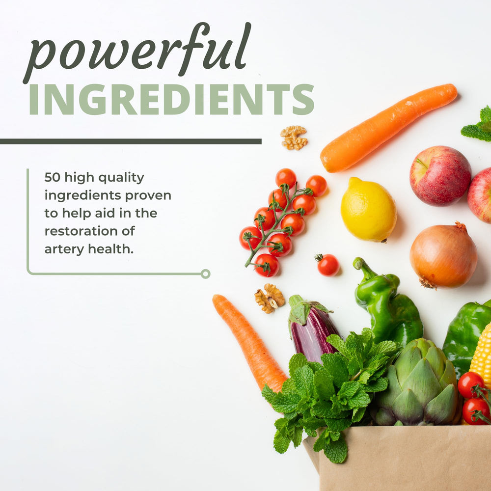 Blend of 50+ ingredients illustration