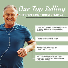 Optimal Health Systems Liver/Kidney Detox milk-thistle ingredient close-up highlights antioxidant support option