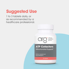 Optimox ATP Cofactors tablets ready-to-swallow for convenient daily dosing.