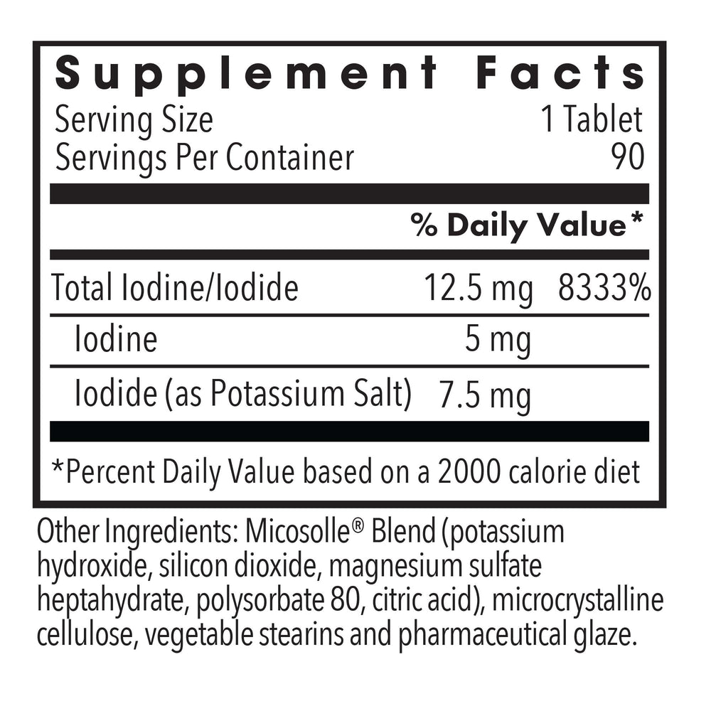 Optimox Iodoral product label