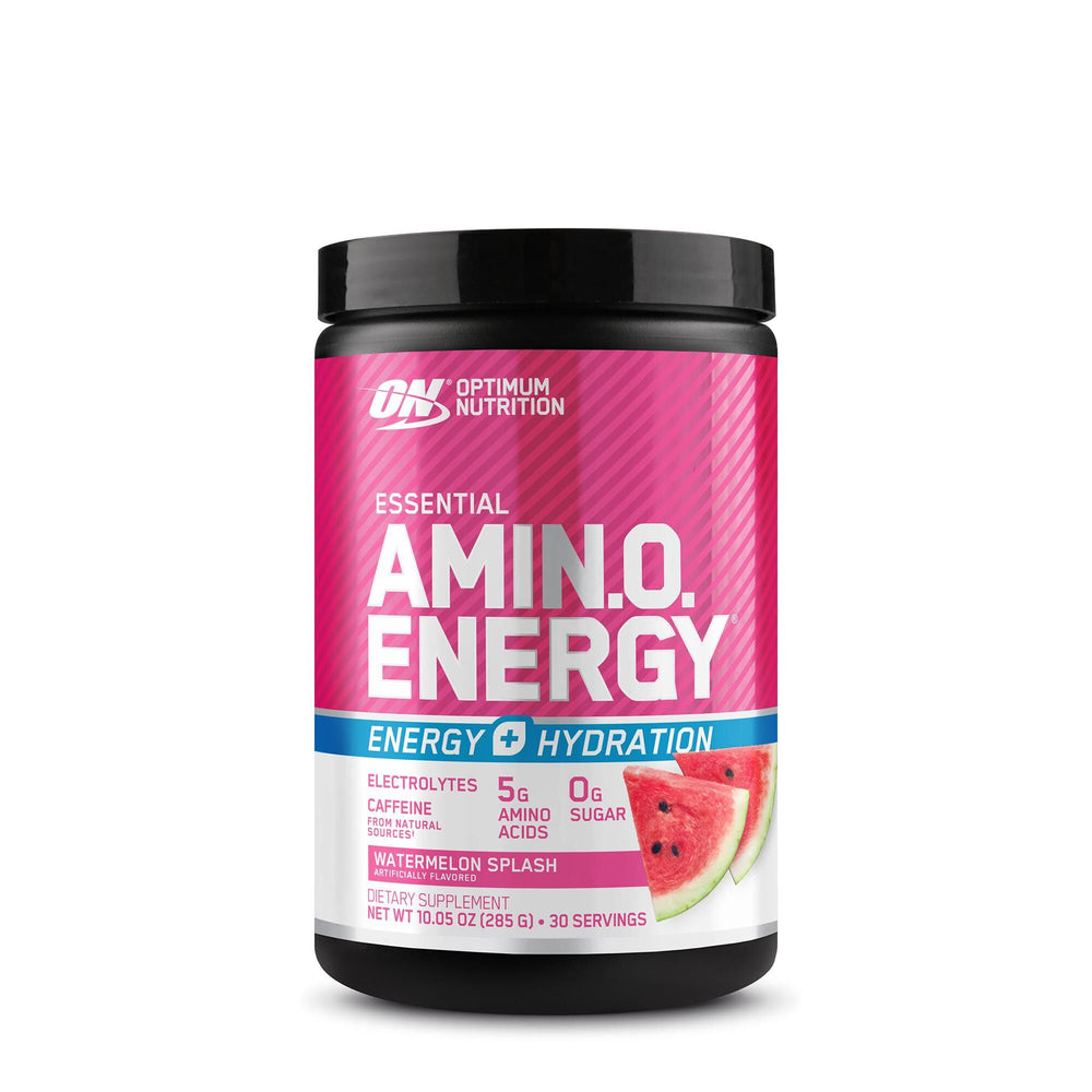 Electrolytes and ingredients panel for Amino Energy Watermelon