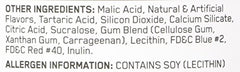 Optimum Nutrition Essential Amino Energy Concord Grape serving info indicates 30 servings per container