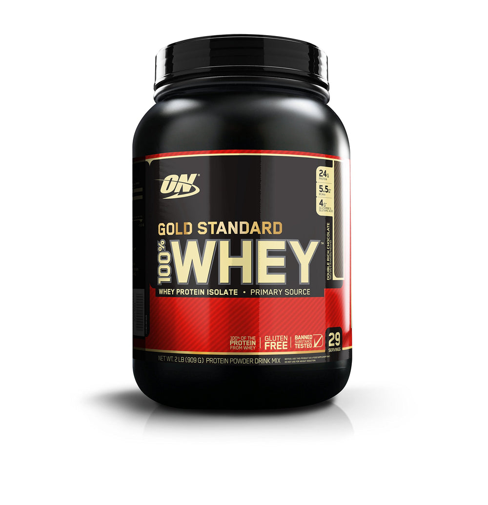 Optimum Nutrition Gold Standard 100% Whey Protein Powder Double Rich Chocolate 2 lb