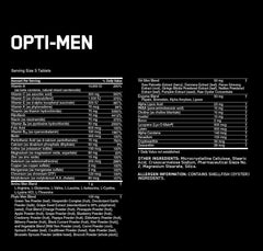 Optimum Nutrition Opti-Men amino-blend graphic emphasizes eight free-form amino acids for protein building