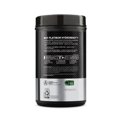 Optimum Nutrition Hydrowhey nutrition facts panel notes 30 g protein per serving.