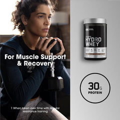 Serving scoop showing 30g protein per serving