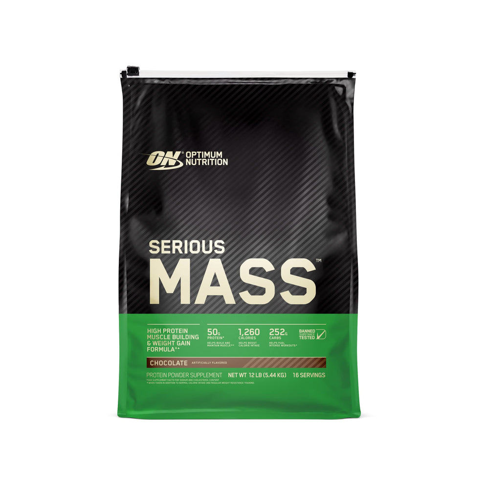 Optimum Nutrition Serious Mass Chocolate 12 lb main product image