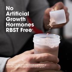 Optimum Nutrition Serious Mass strawberry drink mixer ready to shake.