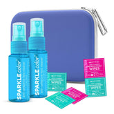 OPTIPAK Sparkle anti-reflective lens cleaner kit with two 1oz spray bottles