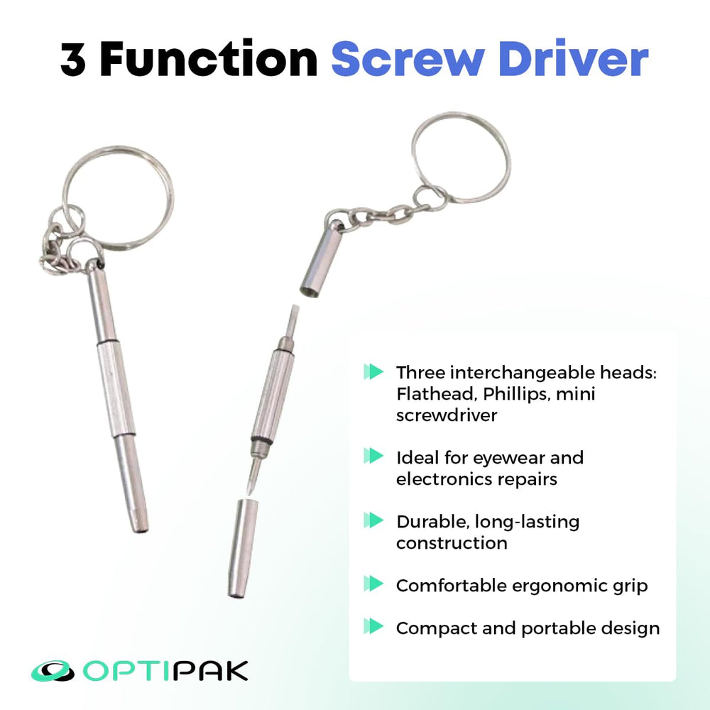 Full 5-piece OPTIPAK Sparkle kit including bottles, cloths, and screwdriver