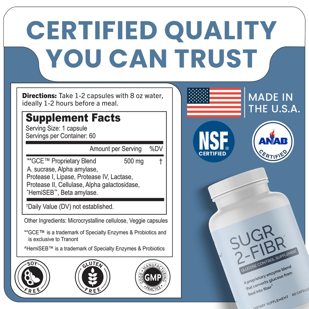 Graphic showing healthy glucose metabolism support