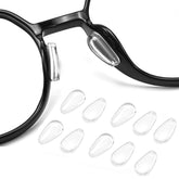 OPUGIT Eyeglass Nose Pads - Transparent, 3.2mm Thick