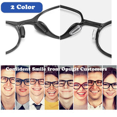 Compatible with plastic frames, TR-90 and flat optical frames