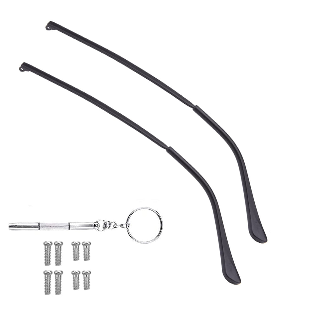 OPUGIT metal glasses temple in black - front view