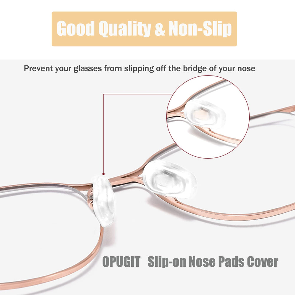 Five pairs of OPUGIT nose pad covers in packaging