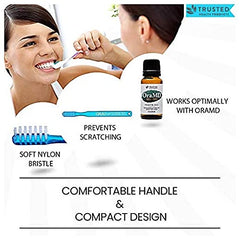 Adult oral care toothbrush designed for sensitive teeth and gums