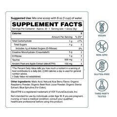 Acai Berry flavor with monkfruit and stevia icons