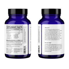 Product packaging and label front view