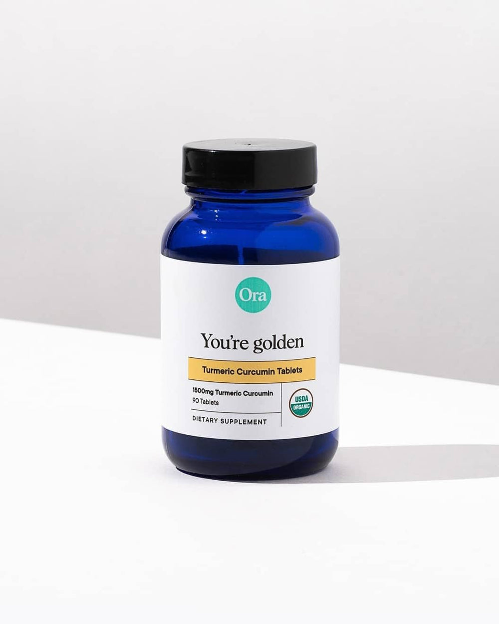 Lifestyle image showcasing healthy living with turmeric supplement
