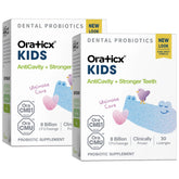 OraTicx Kids Dental Probiotics bottle and packaging