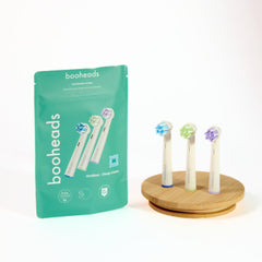 Oraboo Biodegradable Toothbrush Heads 3-Pack Deep Multi - product image