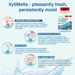 Vegan and gluten-free icons on Oracoat XyliMelts packaging