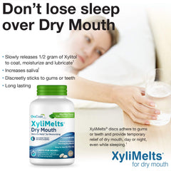 Compact travel blister pack of Oracoat XyliMelts for on-the-go use