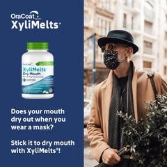 Vegan and gluten-free Oracoat XyliMelts packaging and product