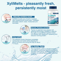 Disc adhering to gums to provide long-lasting moisture relief