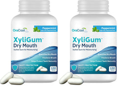 OraCoat XyliGum Dry Mouth Peppermint Gum - 100-count bottle (1 of 2)