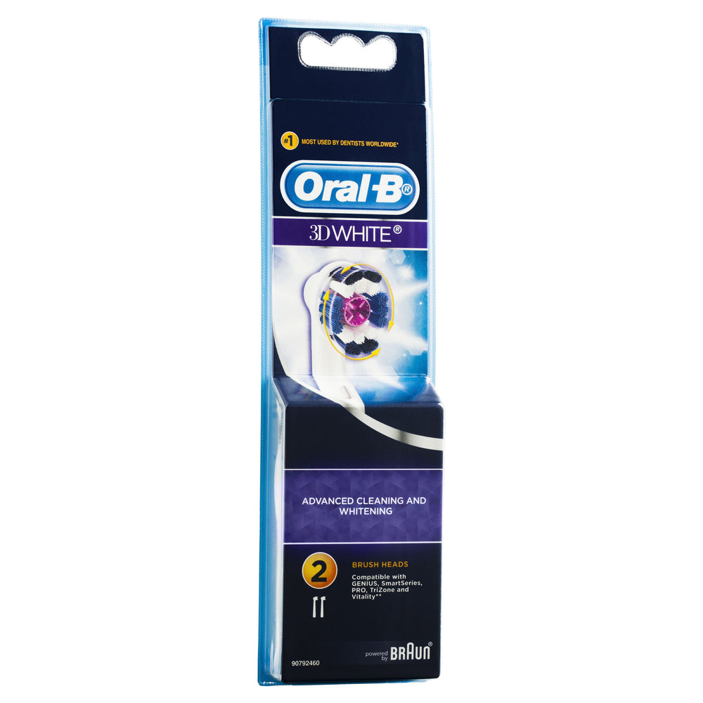 Oral-B 3D White replacement heads for whitening and gum care
