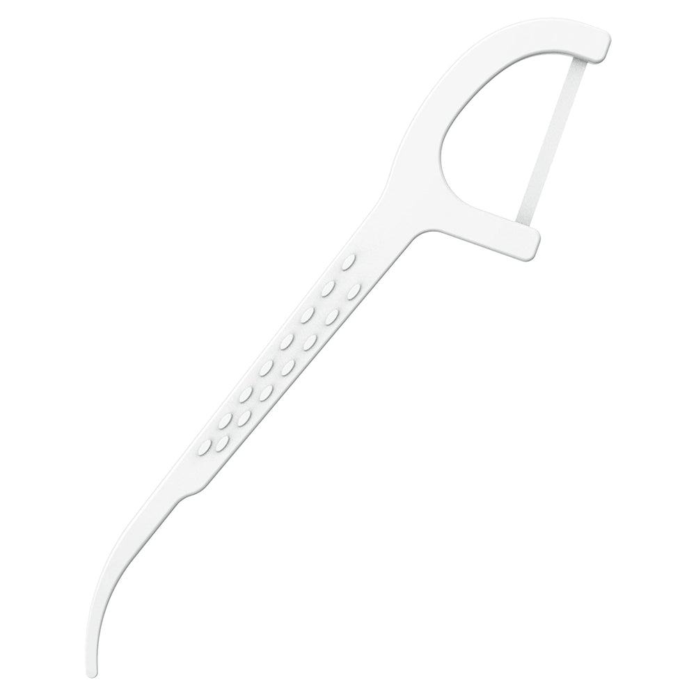 Close-up of Oral-B Burst of Scope Fresh Mint floss picks