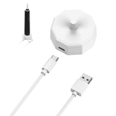 White USB Type-C replacement charger base for Oral-B