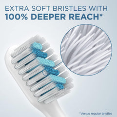 Back view of Oral-B Clic replacement head in black