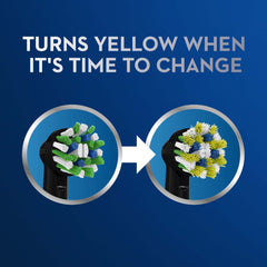 Detail image showing green to yellow bristle indicator