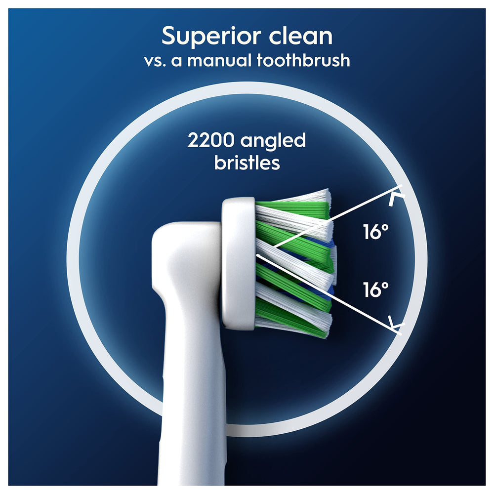 Blue indicator bristles showing when to replace