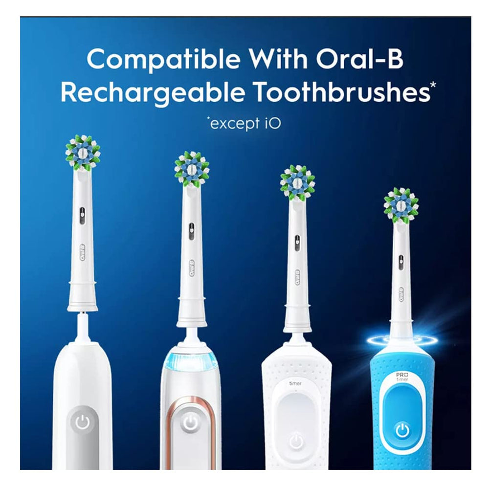 Oral-B branding on packaging showing 10 heads