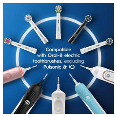 Compatibility note: fits most Oral-B handles except Pulsonic and iO