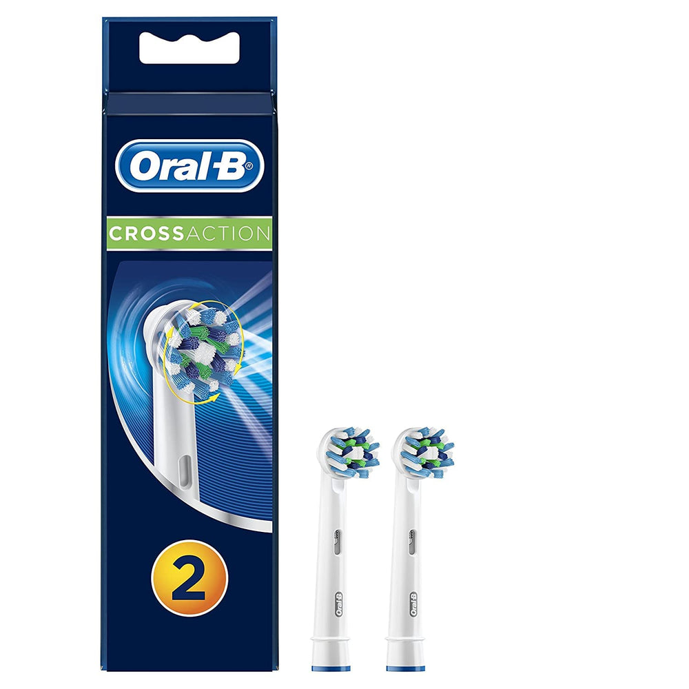 Oral-B CrossAction toothbrush head close-up