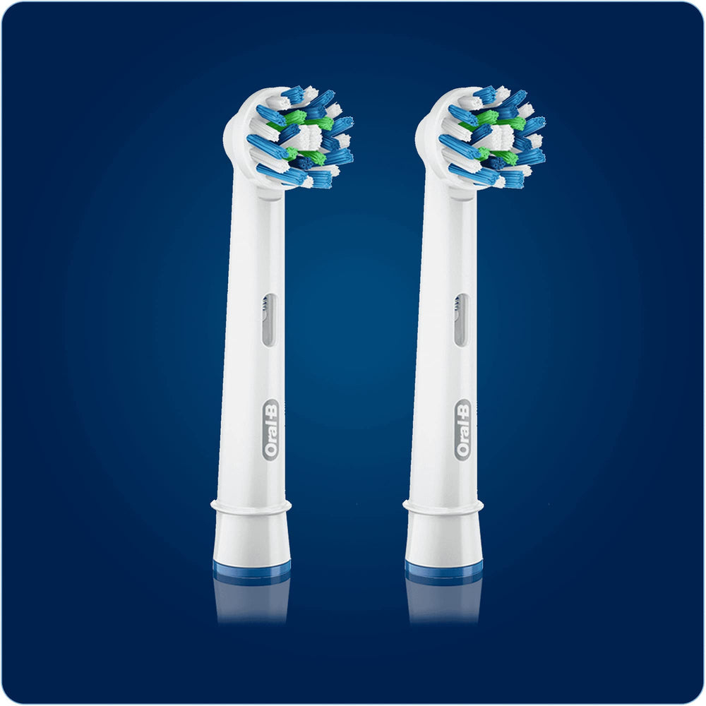 Bristles angled at 16 degrees of Oral-B CrossAction