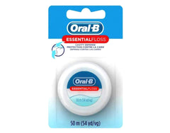 Waxed dental floss with natural wax for improved grip