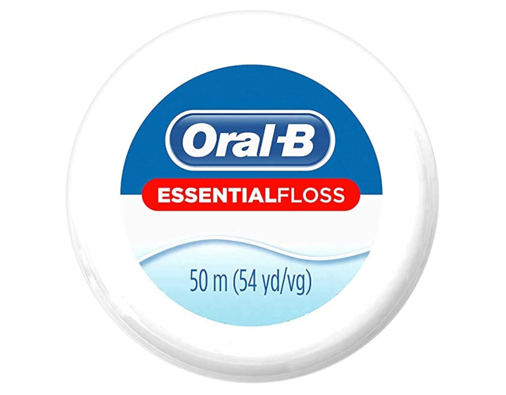 Floss removes plaque between teeth